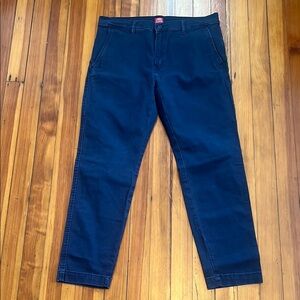 Levi's Blue Chinos Straight Leg Cotton